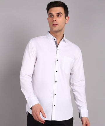 Sanganeri Classic White Cotton Shirt