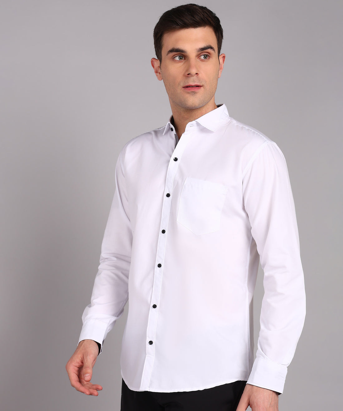 Sanganeri Classic White Cotton Shirt