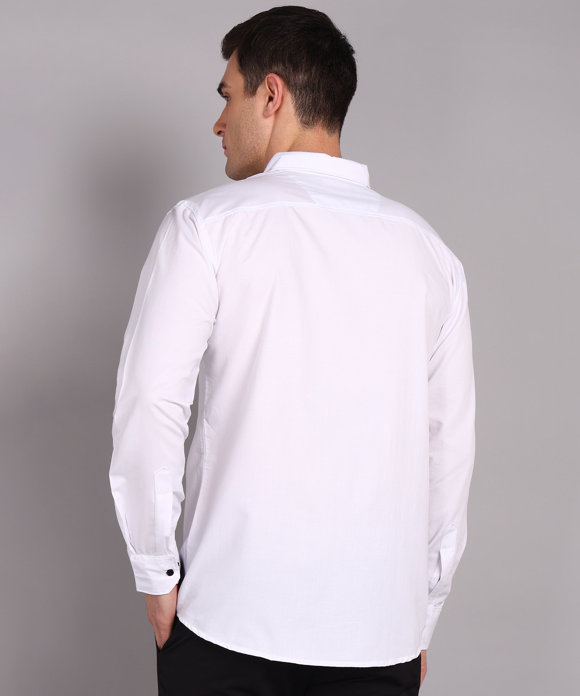 Sanganeri Classic White Cotton Shirt