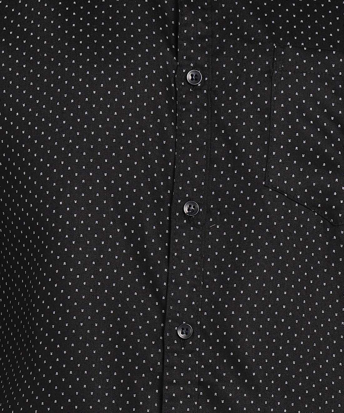 Sanganeri Black Cotton Shirt
