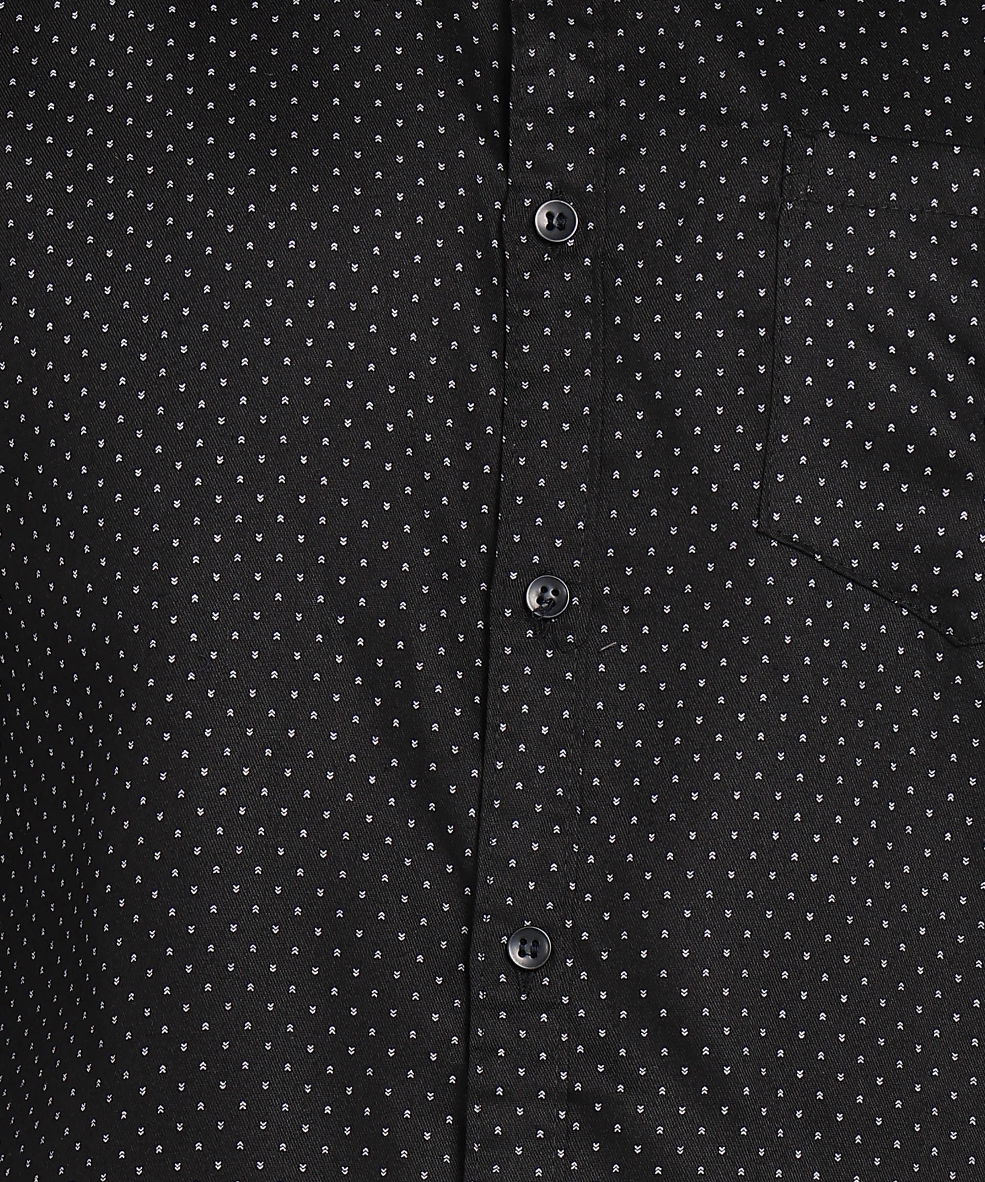 Sanganeri Black Cotton Shirt