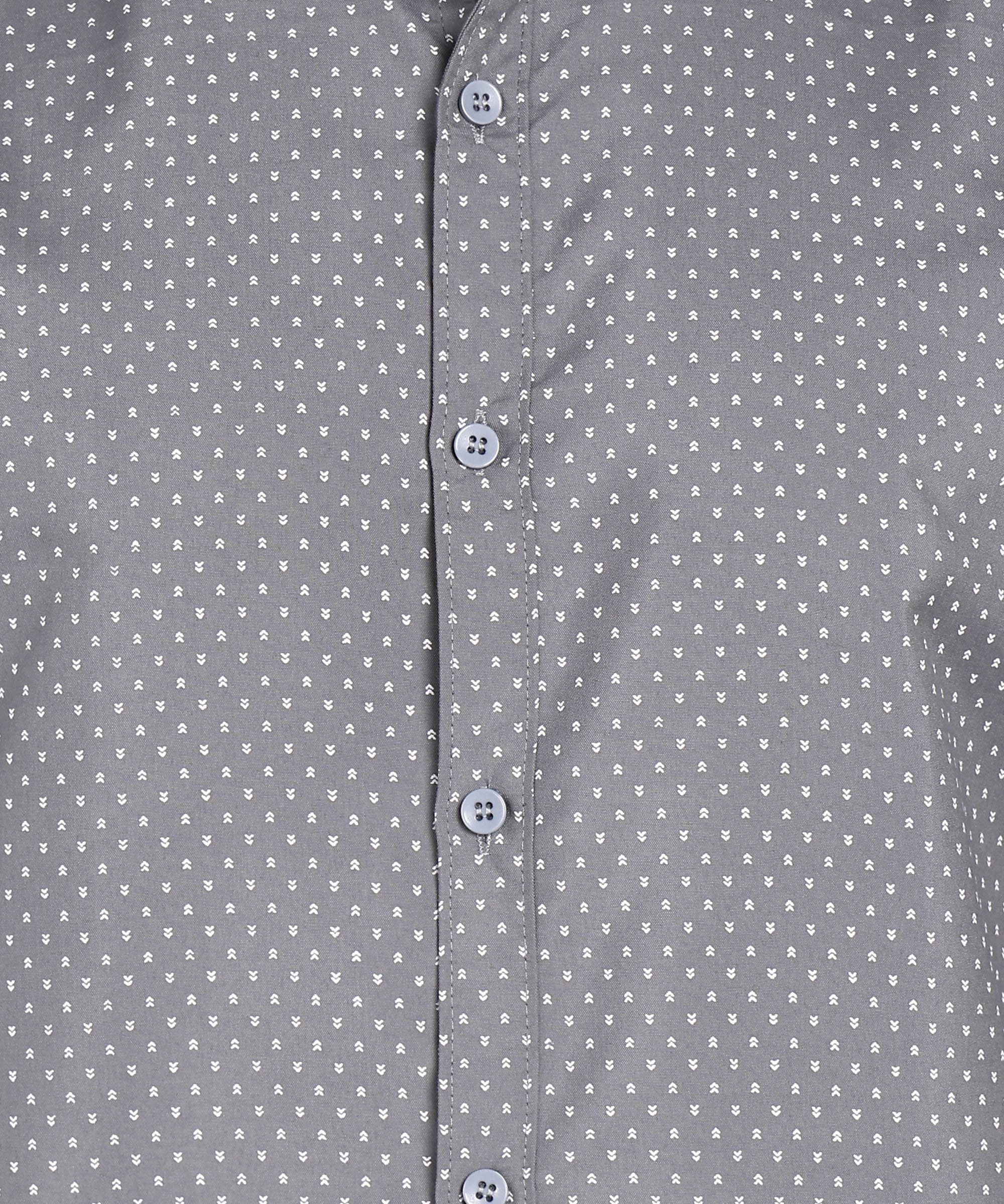 Sanganeri Grey Cotton Shirt