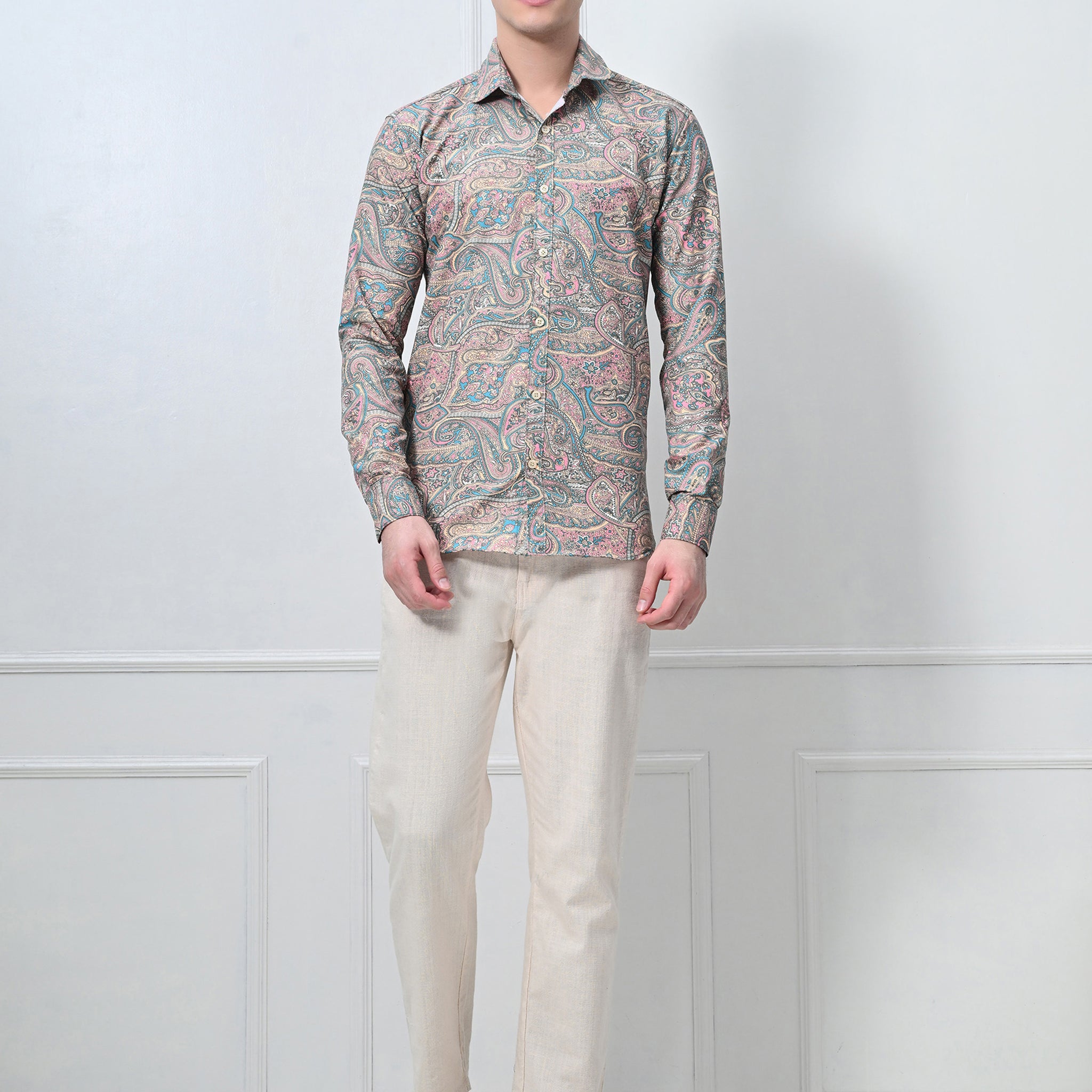 Full Sleeve Printed Casual Shirt