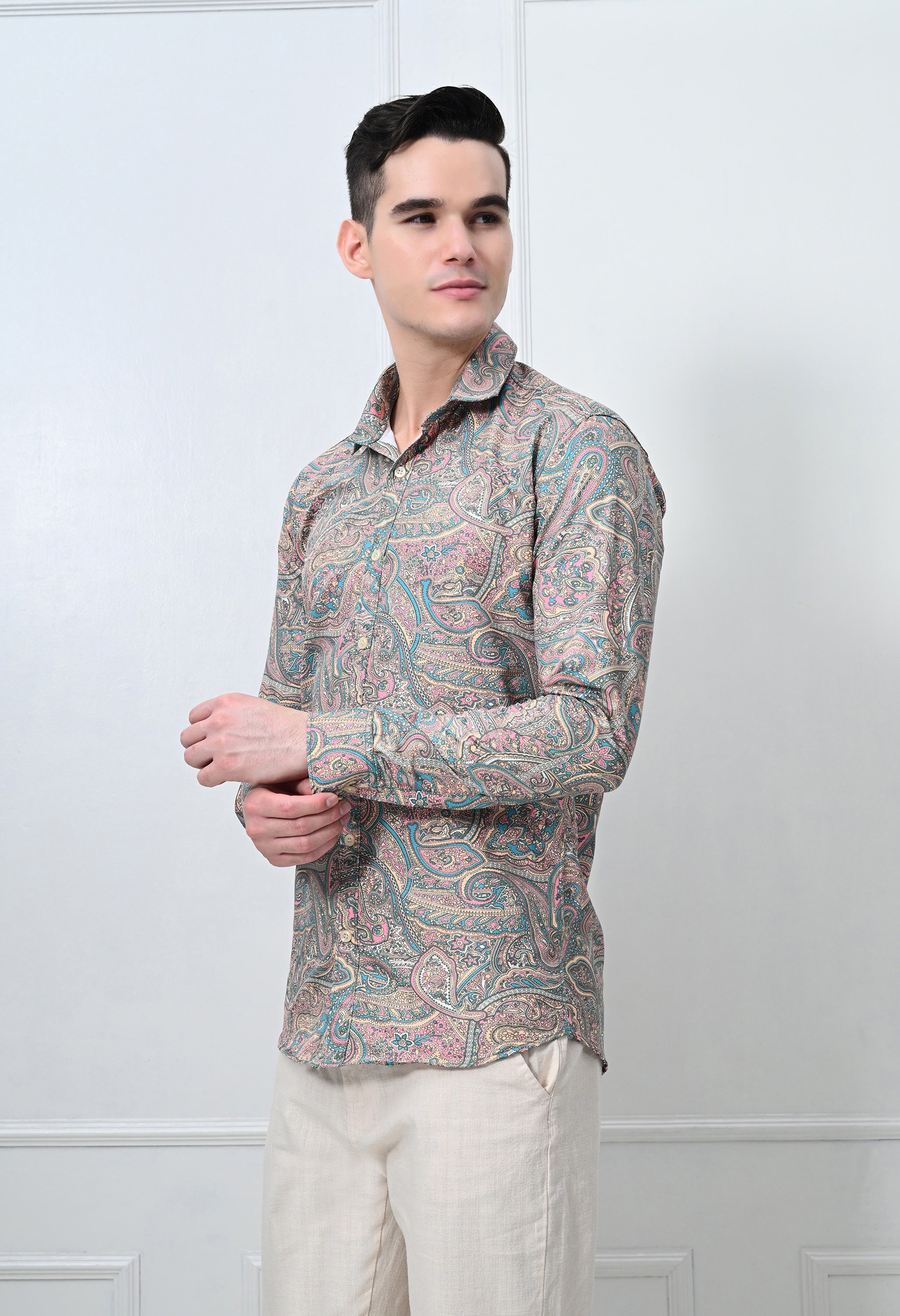 Full Sleeve Printed Casual Shirt