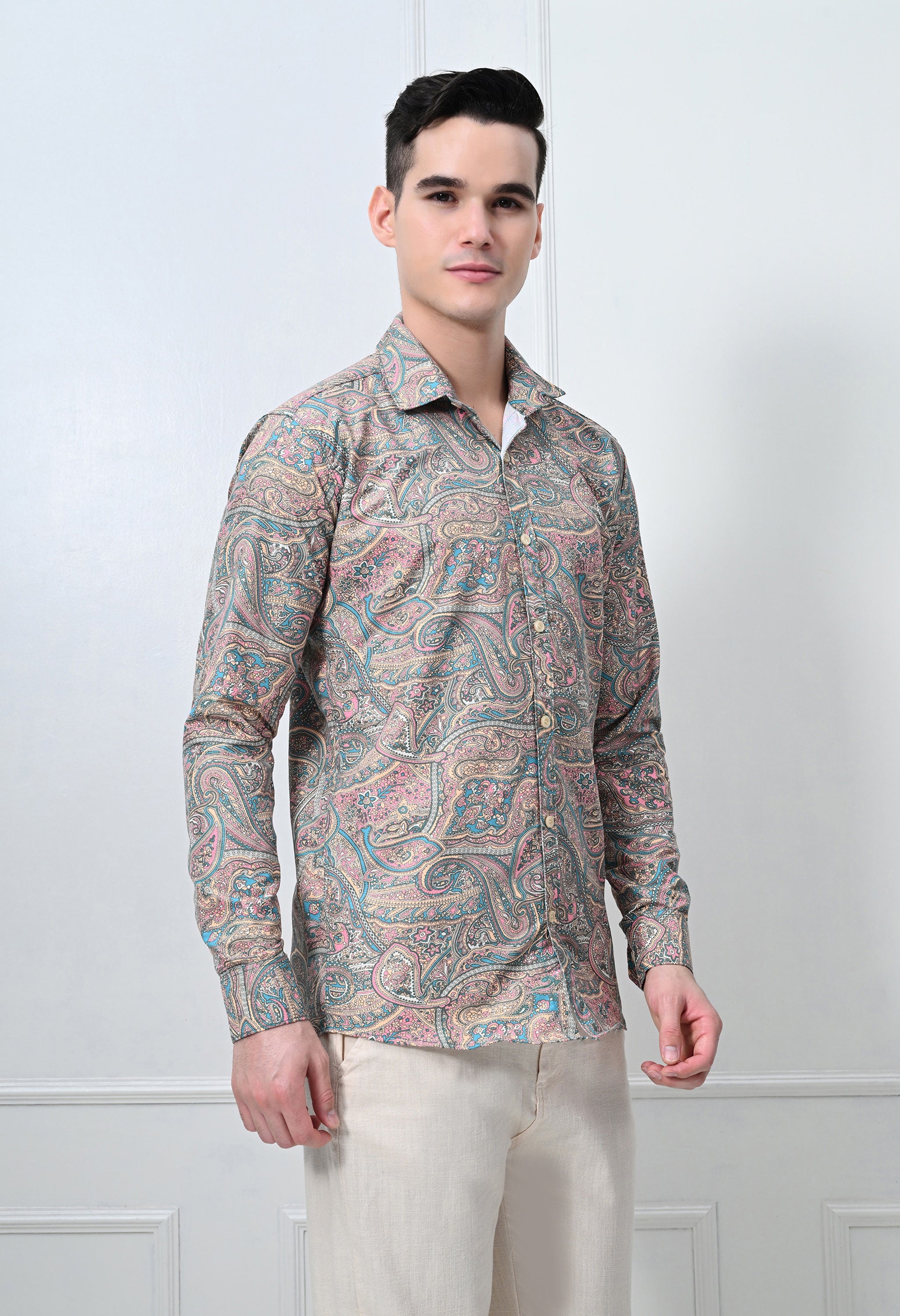 Full Sleeve Printed Casual Shirt
