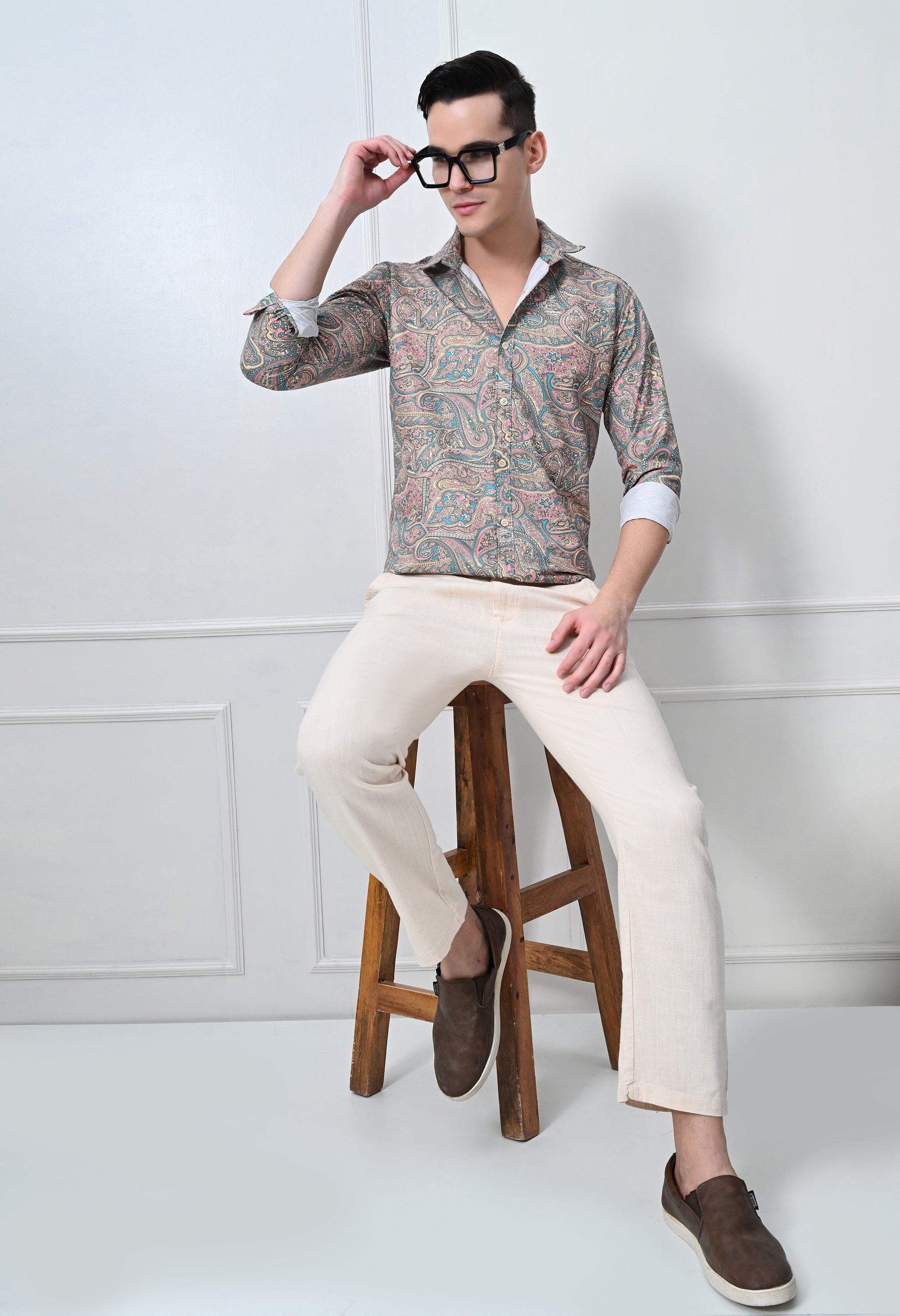 Full Sleeve Printed Casual Shirt