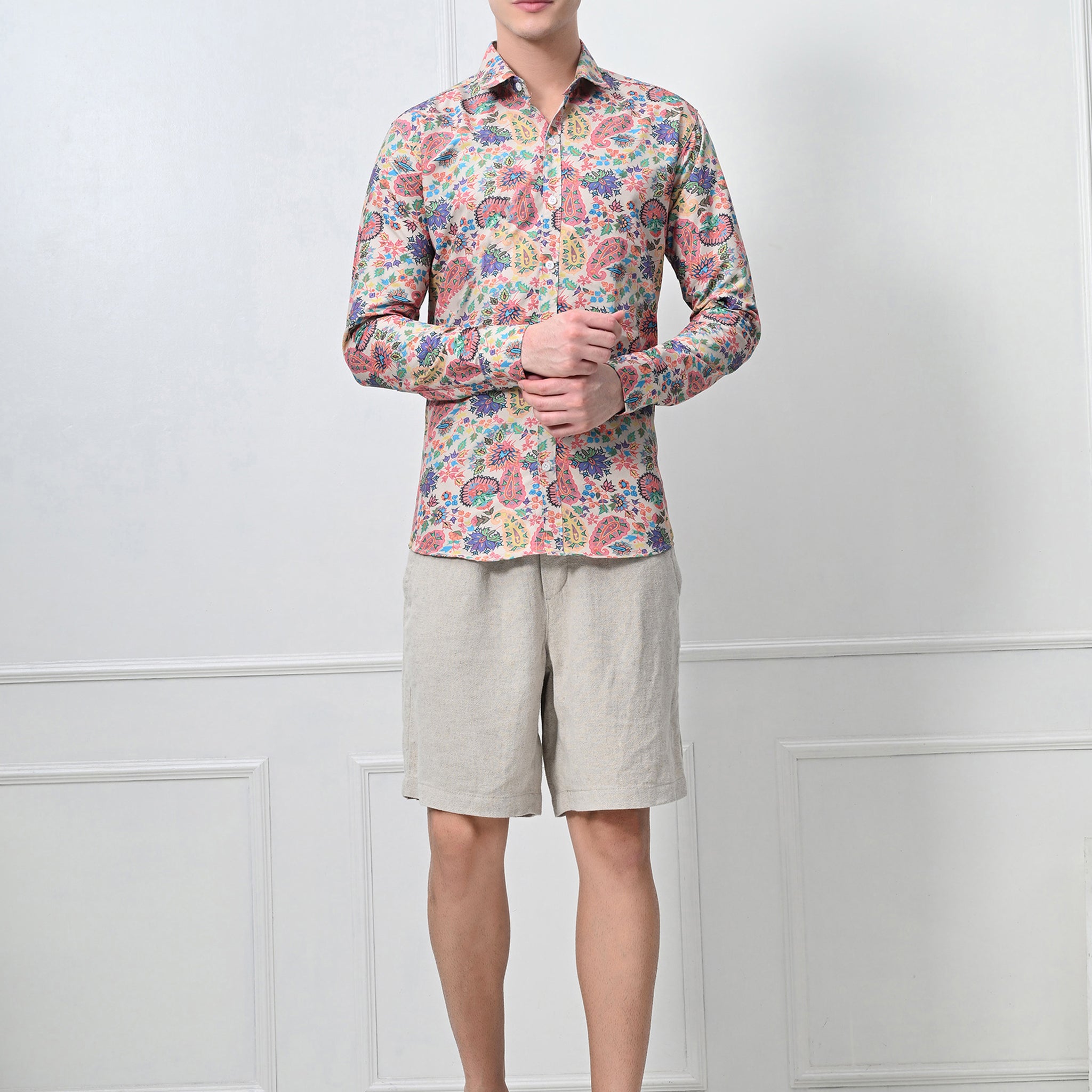 Multicolor Printed Casual Shirt