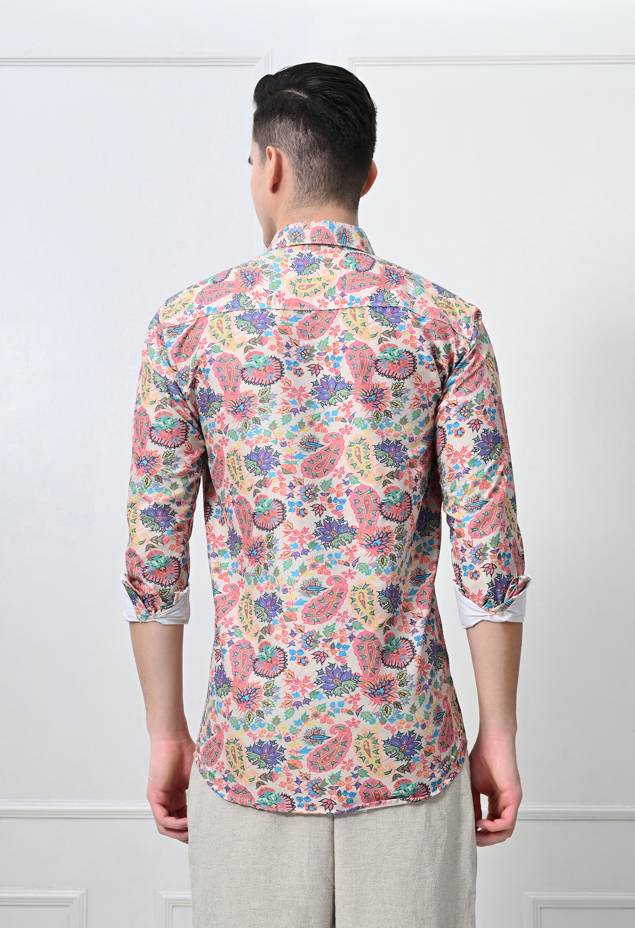 Multicolor Printed Casual Shirt