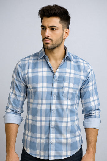 VELLICAL 139 BLUE PREMIUM FULL SLEEVE SHIRT