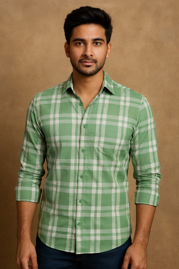 VELLICAL 139 GREEN PREMIUM FULL SLEEVE SHIRT