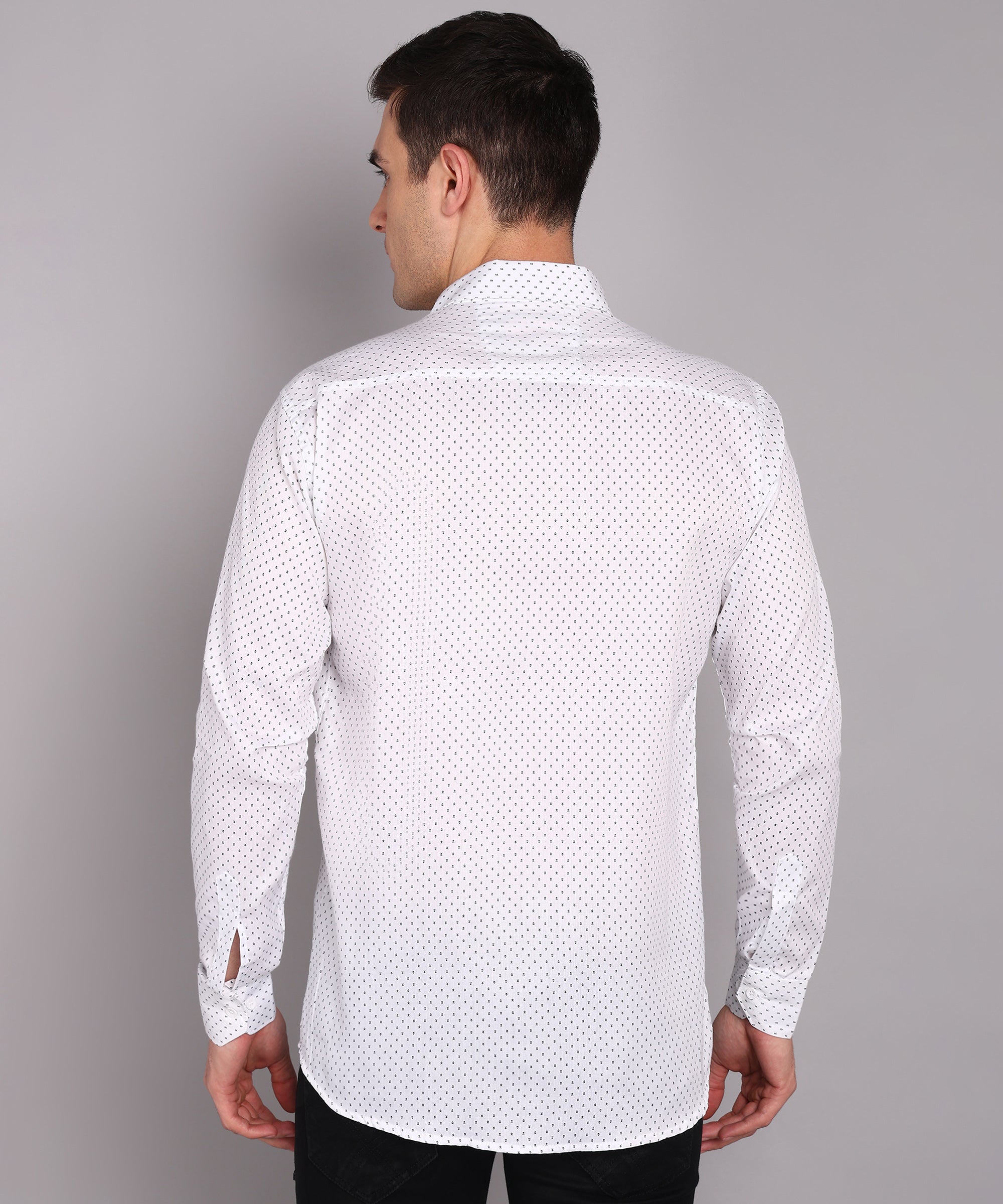 Sanganeri White Cotton Shirt