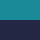 Sanganeri Navy & Teal Checked Cotton Shirt